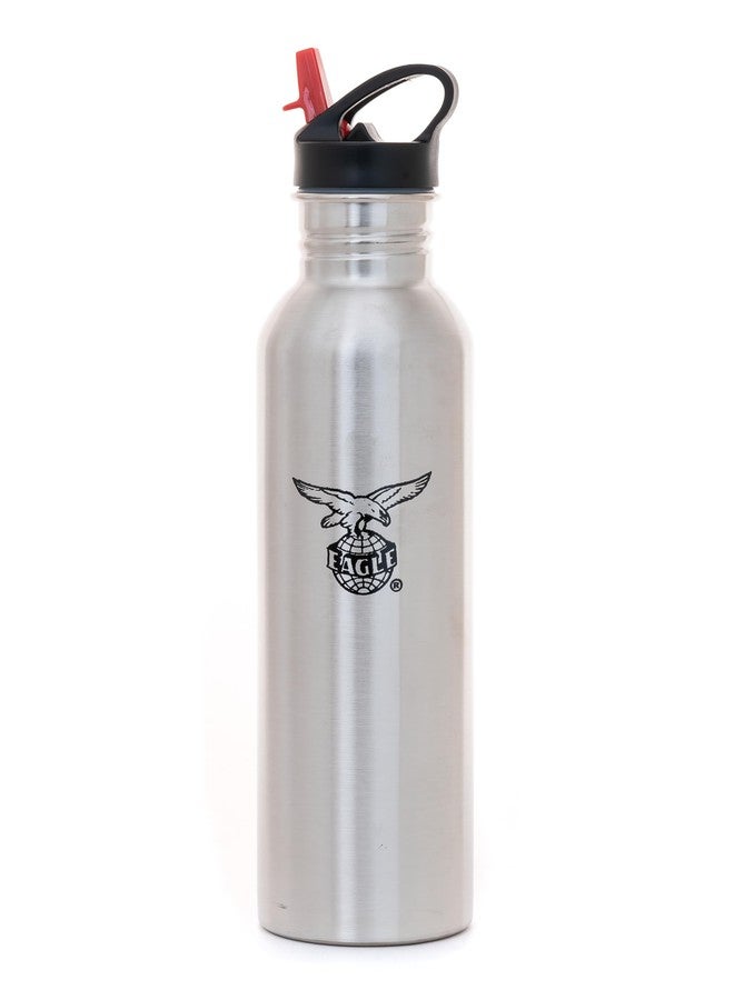 إيجل زجاجة ماء من الفولاذ المقاوم للصدأ من إيجل جليز، مناسبة للثلاجة، المدرسة، الأنشطة الخارجية، النادي الرياضي، المنزل، المكتب، للأولاد والبنات والأطفال، مانعة للتسرب وخالية من مادة BPA. - Image 1